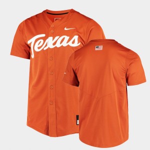 Men's Texas Longhorns Custom Orange Vapor Untouchable Elite College Baseball Jersey 985756-768