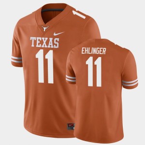 Men's Texas Longhorns #11 Sam Ehlinger Texas Orange Game College Football Jersey 326972-294