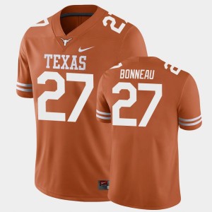 Men's Texas Longhorns #27 Skyler Bonneau Texas Orange Game College Football Jersey 871293-119
