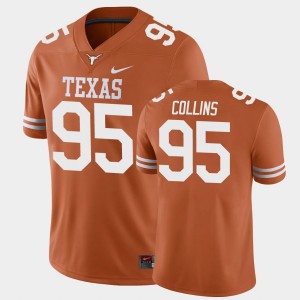 Men's Texas Longhorns #95 Alfred Collins Texas Orange Game Jersey 948073-501