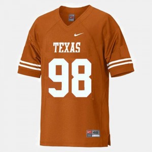 Youth Texas Longhorns #98 Brian Orakpo Orange College Football Jersey 723781-402