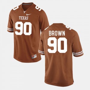 Men's Texas Longhorns #90 Malcom Brown Burnt Orange College Football Jersey 855843-287