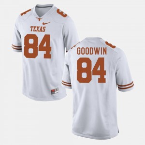Men's Texas Longhorns #84 Marquise Goodwin White College Football Jersey 354084-448